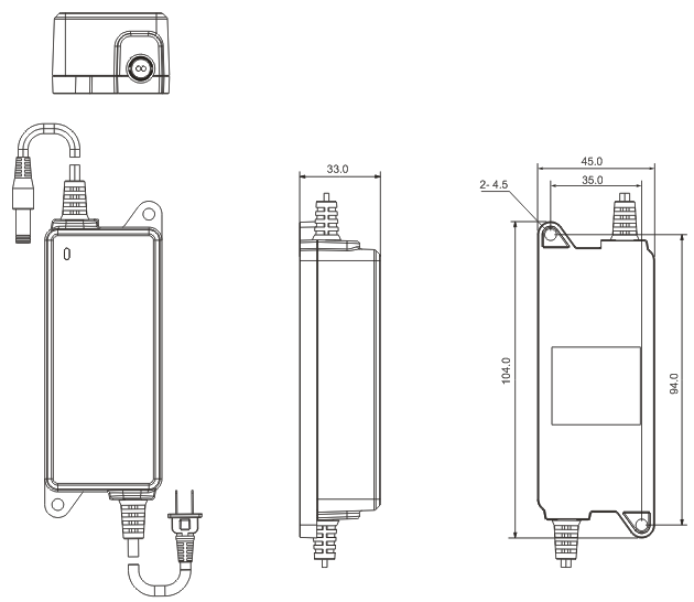 大华分销电源适配器-12V2A